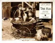 The Kid Lobby Card Charles Chaplin Edith Wilson 1921 Old Movie Photo