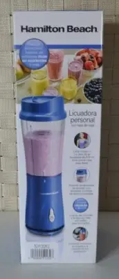 Hamilton Beach, Personal Blender, with Travel Lid Blue