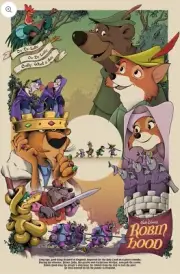 Bottleneck gallery Disney’s Robin Hood Print 24”x 36” Sold Out