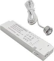 On/Off Sensor Switch with Power Supply for LED Lights, Light Switch Sensor Switch for Kitchen Closets Pantry