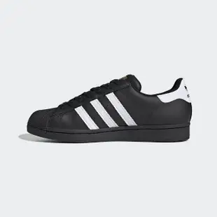 【adidas 愛迪達】休閒鞋 男女鞋 貝殼鞋 SUPERSTAR 黑 EG4959