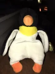 RARE TY Original Beanie Babies " Waddle " The Penguin ERRORS