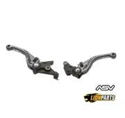ASV Grey Shorty Brake and Clutch Lever Set For Ducati Monster 821 2014-2020