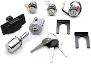 Lock Cylinder for Mitsubishi Shogun Pajero Montero MK2, Car Ignition Door Lock Cylinder with Keys MR259111