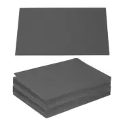 12.5x10x0.08" Chipboard Sheets 20Pcs 80PT Thick Book Board Binders Board, Black