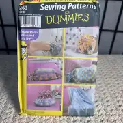 Simplicity Sewing Pattern 5263 Fleece Pillows & Blanket Uncut Factory folded