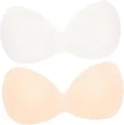[TINEASUR] 4pcs Latex Cotton Bra Pads Sports Bra Inserts Padding Inserts Soft Breathable Cup Enhancers