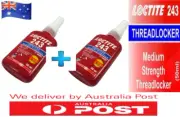 2 x LOCTITE® 243 50ml Medium Strength Threadlocker 24350 Industrial Super Glue