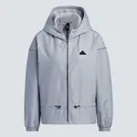 ADIDAS TECH WV JKT   IZ3167  女休閒連帽外套 淺灰紫