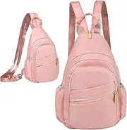[Xsecnua] Sling Bag for Women, Mini Backpack Sling Backpack, Small Backpack Small Daypack Crossbody Bags for Travel
