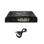 Scart AV S-video To HDMI Composite Switcher RCA Video&Audio Converter Adapter