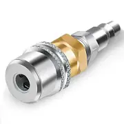 Lock On Air Chuck 1/4'' FNPT Heavy Duty Closed Flow Tire Chuck for Tire Infla...