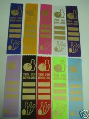 TENPIN BOWLING AWARD RIBBONS,KIDS FUNDAY,PARTICIPATION
