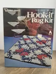 Vintage Latch Hook 4309 Rug Kit Vogart Crafts Illusion Wall Hanging Picture