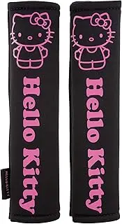 HELLO KITTY KIT1035 Pads for Safety Belts, Black, AUTO