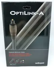 Audioquest OptiLink-A 2 meter Digital Toslink Fiber Optical Cable