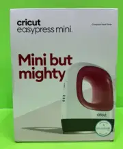 Cricut EasyPress Mini 2007468 Compact Heat Press & Safety Base Iron-On - SEALED