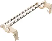 Stainless Steel Wall Mounted Towel Rack Double Towel Holder for Bathroom Space Saving Design Durable and Practical