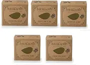 Olive Oil Soap Bar - Handmade 100% Pure Natural & Vegan (5 Bars)