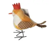 Cute Decorative Fabric Bird Figurine For Table Top Ornament Window Wall Home Dec
