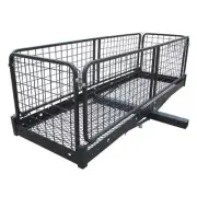 Erickson Hitch Cargo Carrier 20"Lx60"Wx18"H Steel for 2"-Reciever 500-Lb Cap