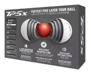 TaylorMade Golf 2024 Symbol TP5X Palm Tree GOLFBALLS ONE Dozen