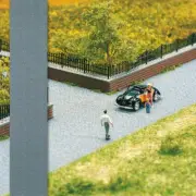 Busch 7083 HO/OO Gauge Self Adhesive Interlocking Pavement
