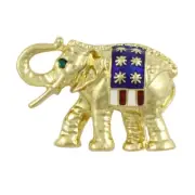 Lilylin Designs Patriotic Red White Blue Enamel Elephant Brooch Pin