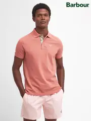 Barbour® Clay 100% Cotton Classic Polo Shirt (AD3956) | $134