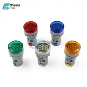 AC 20-500V LED Digital Display Voltmeter Signal Light Voltage Meter Indicator