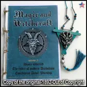 Antique Book Black Magic Occult Esoteric Witchcraft Occultism Freemasonry Devil