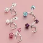 Ring Twist Tragus Earring Stud Piercing Lips Ring Twist Helix Earring Lip Studs