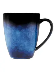 [Maxwell & Williams] Caviar Midnight Coupe Mug 400ml in Black/Blue