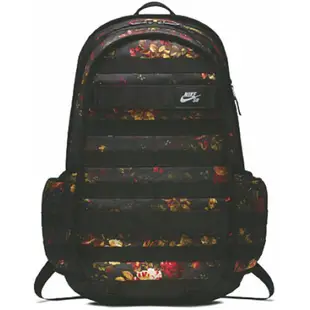 缺貨 2019 七月 NIKE SB RPM GRAPHIC BACKPACK 花卉 後背包 黑 BA5404-011