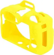VELATEMOR Camera Case Cover, Comfortable Touch Fullbody Silicone Camera Skin Ultra Thin Shockproof Soft for R100 (Yellow)