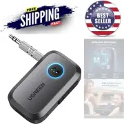 Bluetooth Aux Adapter Car Home Wireless Receiver Noise Cancelling 15H Battery