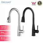 Decaura Kitchen Tap Mixer Pull Out Brass Basin Tap Faucet Pull Down Swivel Spout