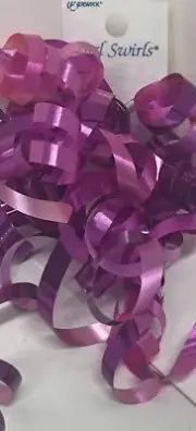 Curl Swirls-Purple Ribbon