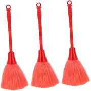 GOOHOCHY 3pcs Buddha Dust Sweep Scrubbing Brush Cleaning Brush Plumero Microfiber Duster Cleaning Supply Duster Buddha Temple Buddhist Products Buddhist Decor Red Abs