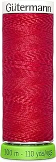 Gutermann Recycled Polyester Thread, 110 yd, Scarlet