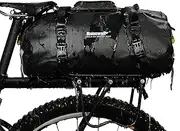 20L Waterproof Duffel Bag Multifunctional Cycling Bicycle Rear Seat Trunk Bag Bike Rack Pannier Bag Outdoor Camping Boating Kayaking Traveling Beach