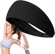 Sweat Headbands for Women - Sweat-Absorbent Running Headband Sports Headband - Comfortable Sweat Wicking Headband Workout Headbands for Women Men