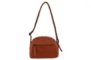 Milleni - NL3869 Small rounded leather sidebag - Cognac