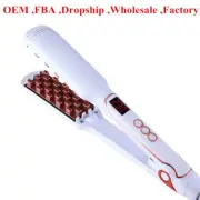 Classic 1 1/2 Inch Volumizing Hair Iron Hair Straightener Brush Comb 2 in 1 Hair