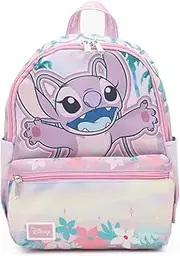 [Wondapop] Lilo & Stitch - Angel 13"" Nylon Daypack, Pink, Pink, One Size, Daypack