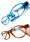 2 Lady / Girls READING GLASSES Oval frames impact resistant UV lens Power +1.0