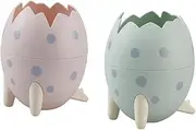 FOYTOKI Dinosaur Pen Storage for Desktop 2pcs Desk Organizer Pen Holder Desk Decor Pp Material Random Color
