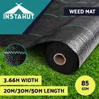 Instahut 3.66m Weed Mat Control Matting Weedmat Woven Fabric Plant 20/30/50m