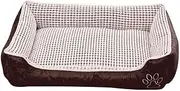 Kennel Removable and Washable Winter Teddy Pet Mat Small Medium Large Dog Golden Retriever Dog House Dog Bed Winter Warm (Size : 50CM)