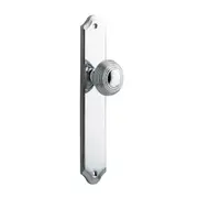 Iver Guildford Door Knob on Shouldered Backplate Chrome Plated